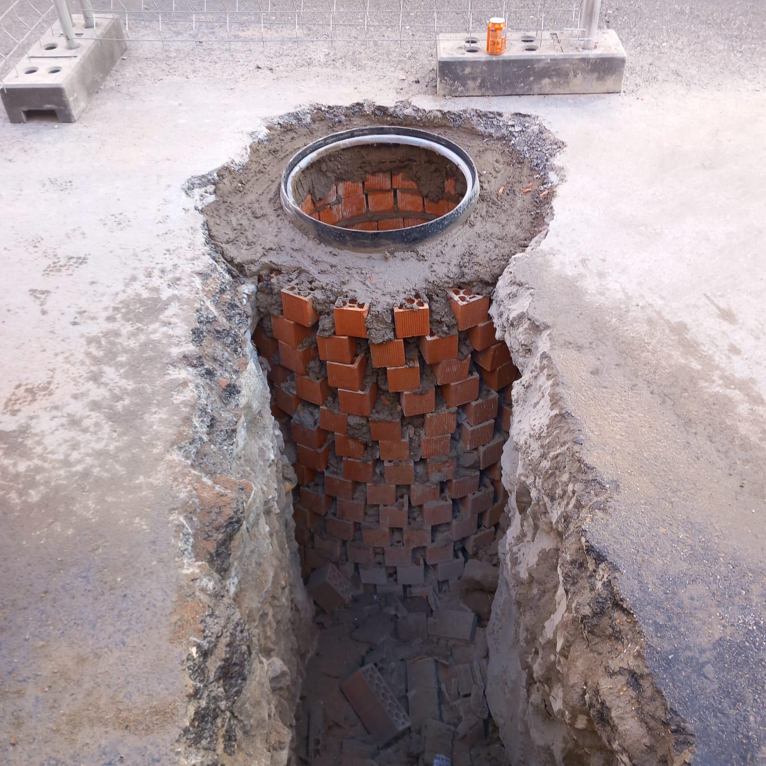 Obras de pocería en Boadilla del Monte