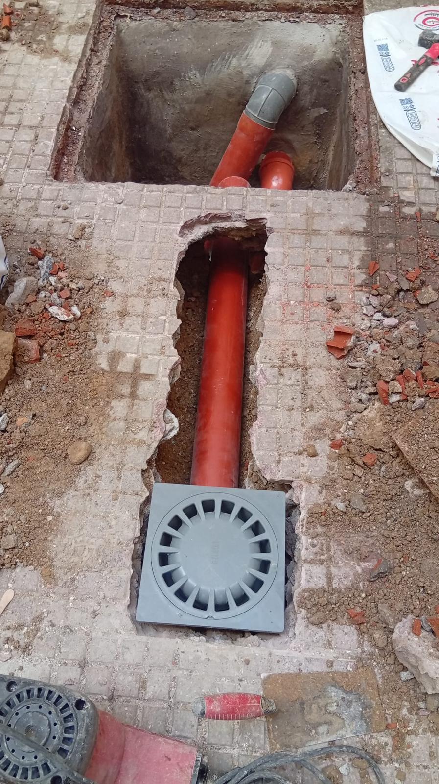 Obras de pocería en Boadilla del Monte
