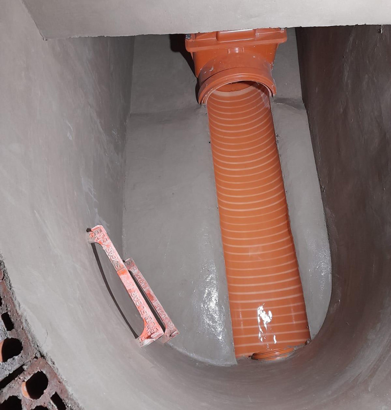Sustitución de tuberías de aguas residuales en Boadilla del Monte